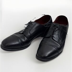 Allen Edmonds Cortland Mens Cap Toe Leather Dress Shoes 9604 Size 11.5 D Black